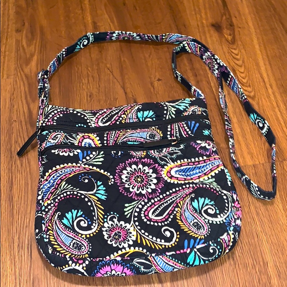 Vera Bradley black crossbody bag